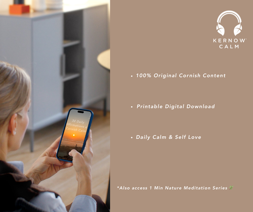 30 Daily Affirmations of Cornish Calm | Instant Download | Printable