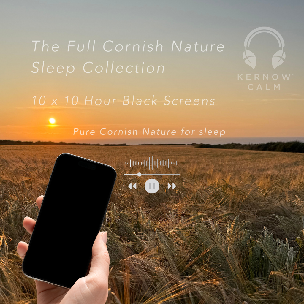 Kernow Calm Cornish Nature Sleep Sounds – Complete 10 × 10 Hour Black Screen Collection