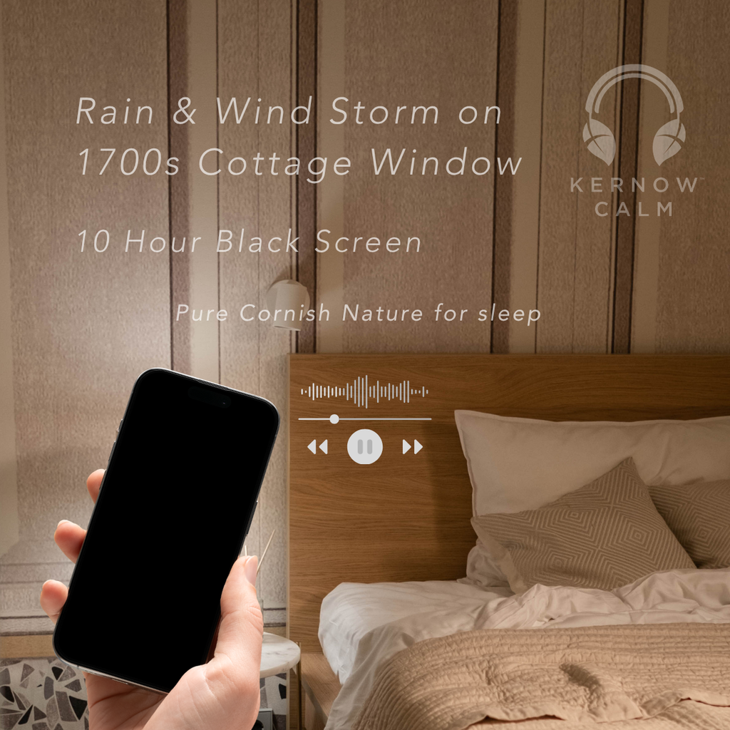 Kernow Calm Rain & Storm Collection – 5 × 10 Hour Black Screen