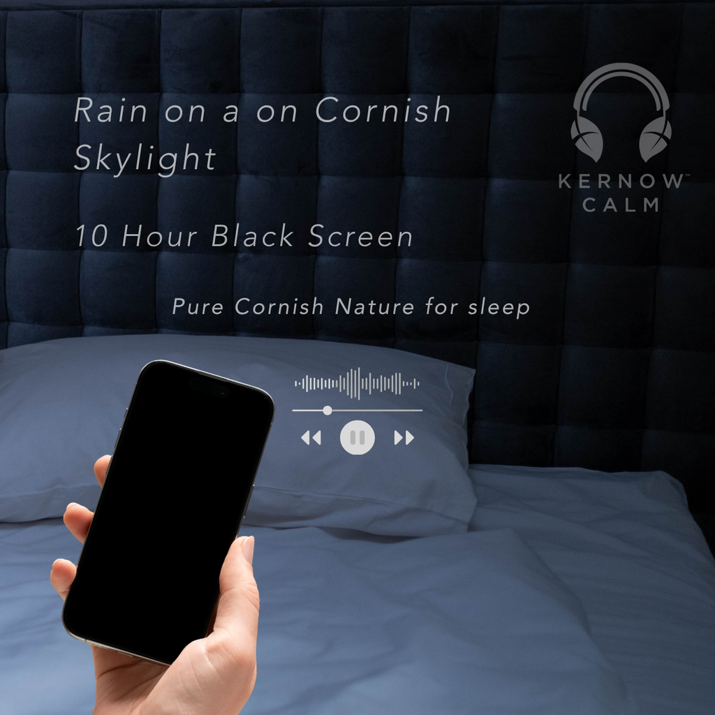 Kernow Calm Rain & Storm Collection – 5 × 10 Hour Black Screen