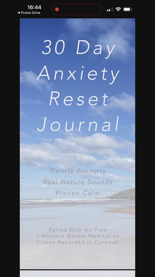 30-Day Anxiety Reset Journal – Quick Look & Nature Sound Demo