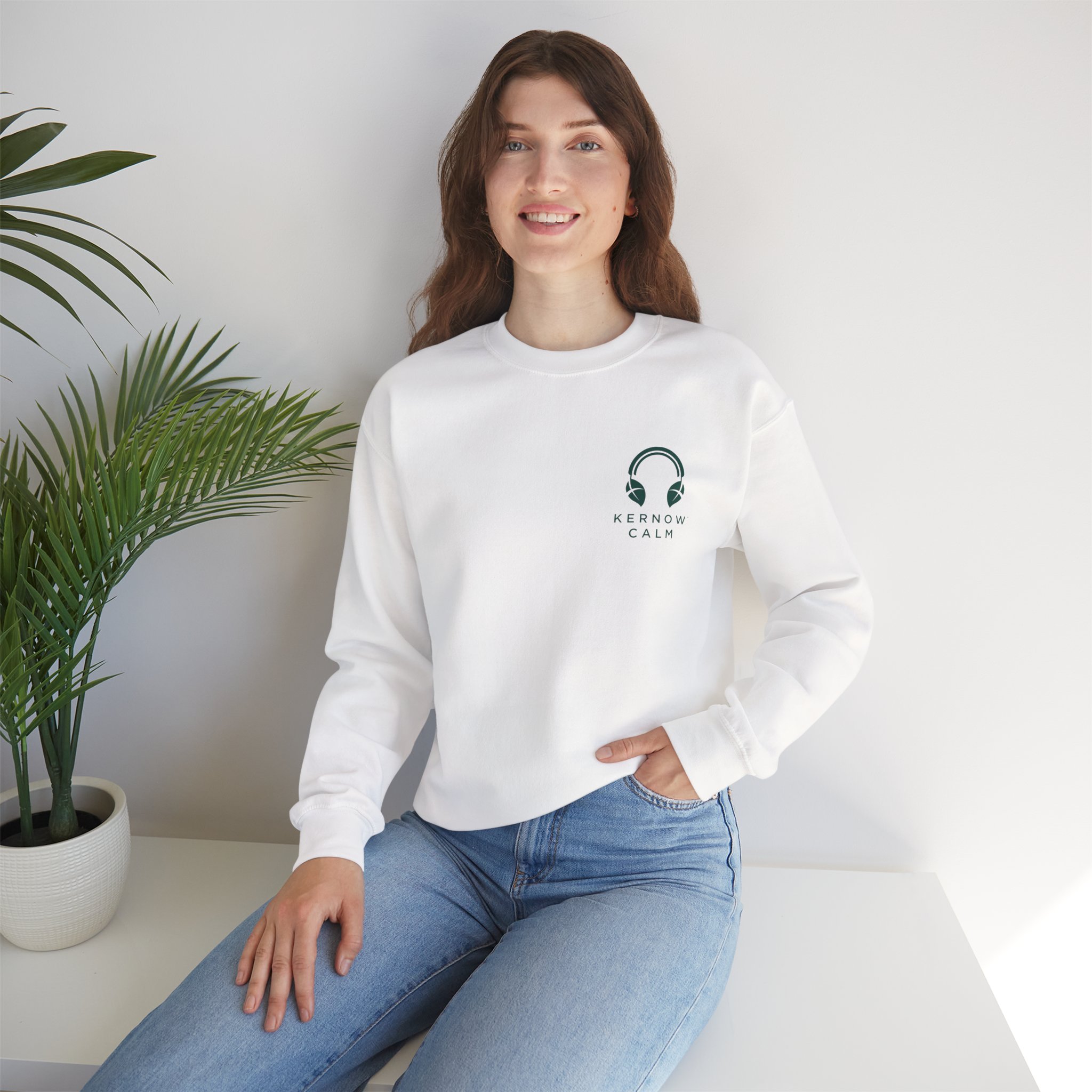 Kernow Calm Sweatshirt - Green Logo