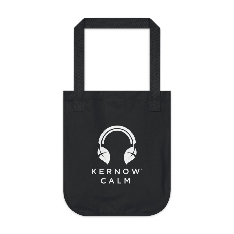 Kernow Calm Organic Tote Bag - White Logo
