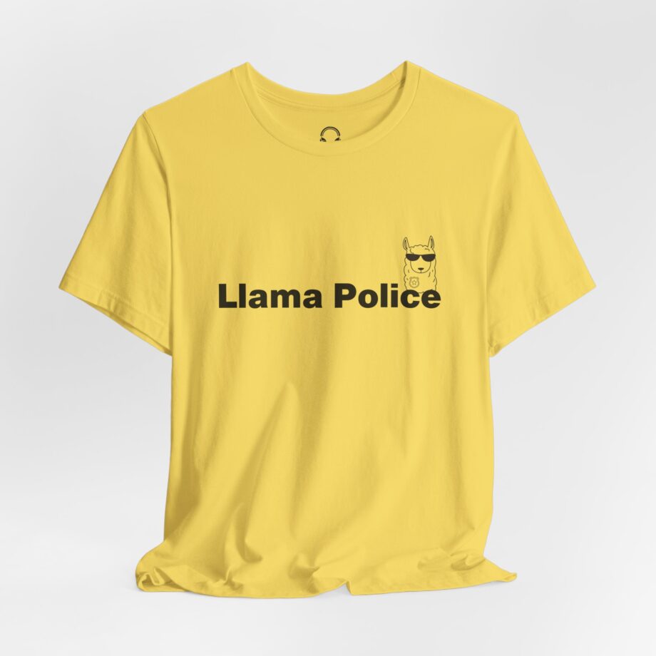 Llama Police T-Shirt