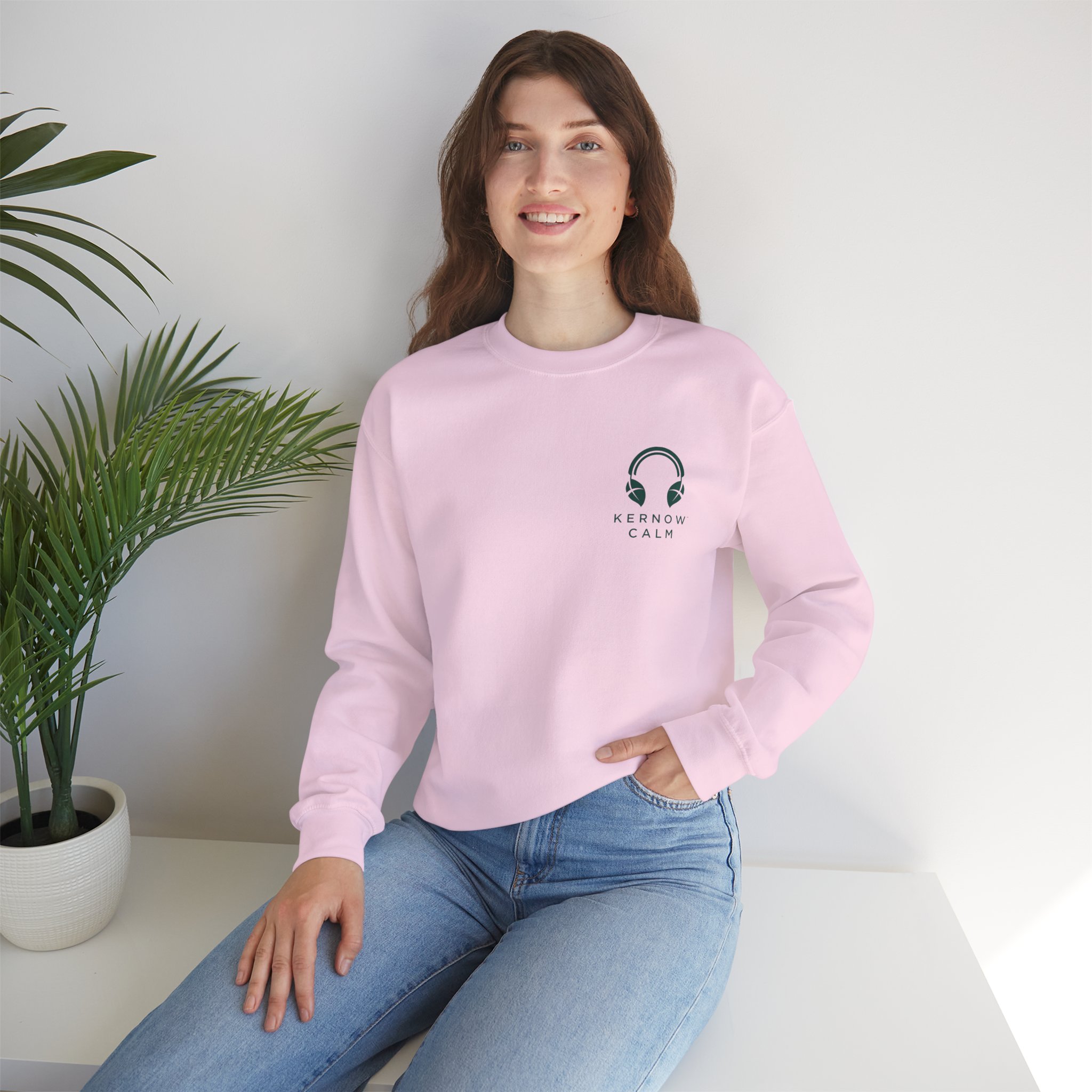 Kernow Calm Sweatshirt - Green Logo