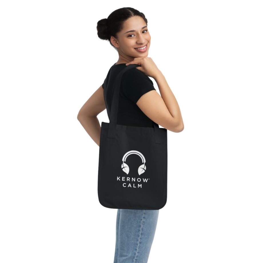 Kernow Calm Organic Tote Bag - White Logo