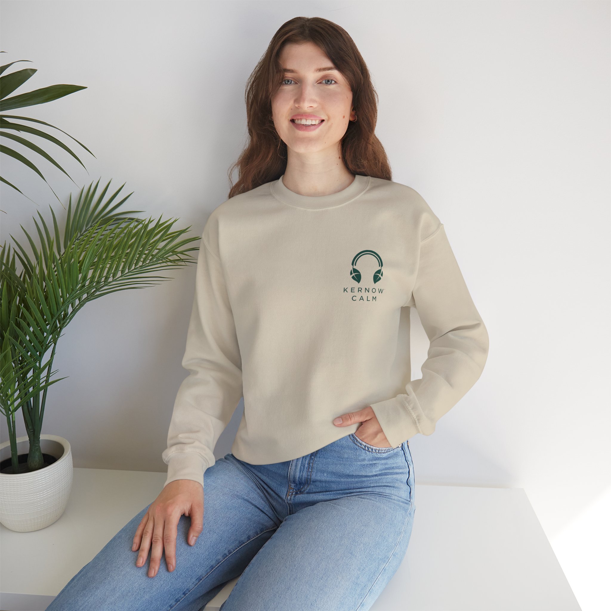Kernow Calm Sweatshirt - Green Logo