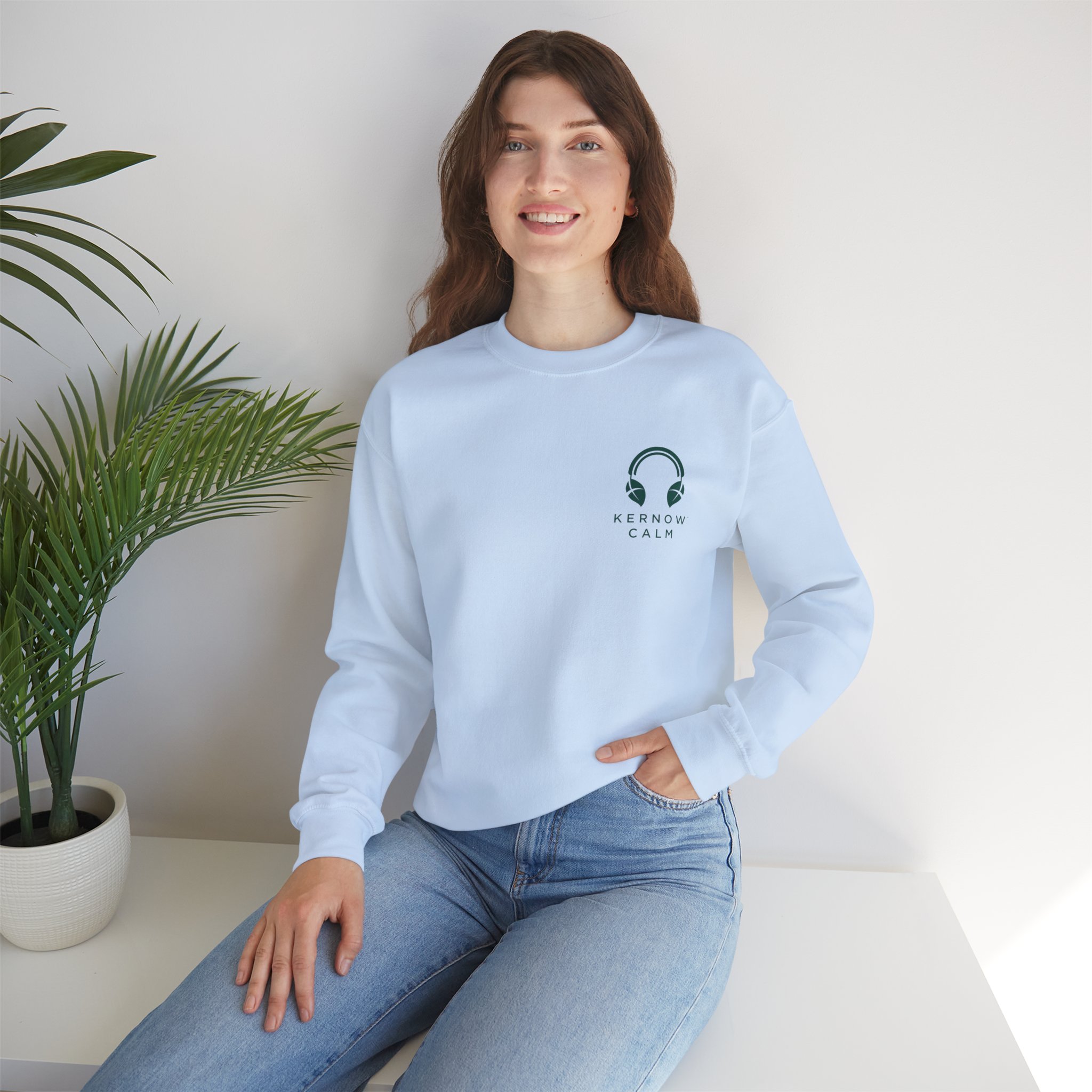 Kernow Calm Sweatshirt - Green Logo